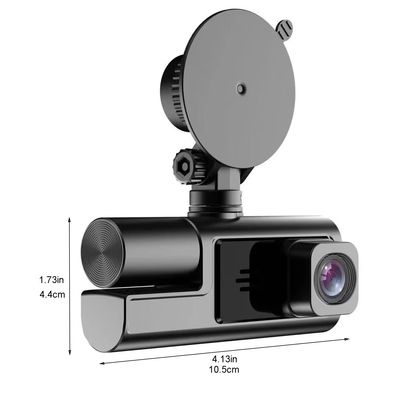 Dash Cam Built-In Wifi GPS Front 2K and Rear 1080P Dash Camera for Cars,155° Wide Angle Dashboard Camera Recorder