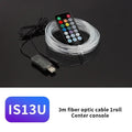3M USB Blue LED Automotive Interior Atmosphere Light - Flexible Neon Strip for DIY Environmental Lighting